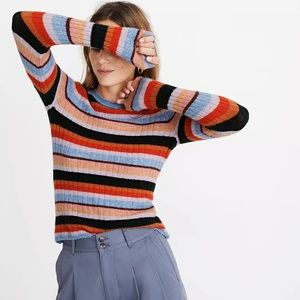Madewell Colette Sweater in Multi Stripe
